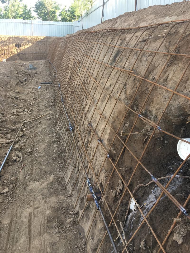 北京延庆县边坡加固